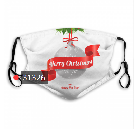 2020 Merry Christmas Dust mask with filter 97